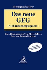 Cover von Das neue GEG - Gebäudeenergiegesetz