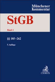 Cover von Münchener Kommentar zum Strafgesetzbuch Bd. 4: §§ 185-262