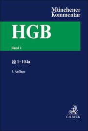 Cover von Münchener Kommentar zum Handelsgesetzbuch (HGB) 1: Erstes Buch. Handelsstand §§ 1-104a