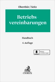 Cover von Betriebsvereinbarungen
