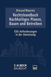 Cover von Rechtshandbuch Nachhaltiges Planen, Bauen und Betreiben