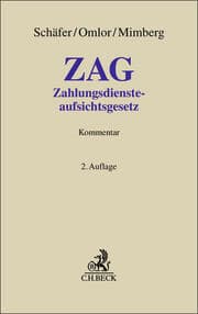 Cover von Zahlungsdiensteaufsichtsgesetz. ZAG