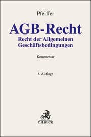 Cover von AGB-Recht
