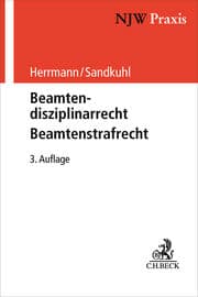 Cover von Beamtendisziplinarrecht - Beamtenstrafrecht