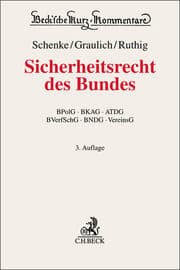 Cover von Sicherheitsrecht des Bundes
