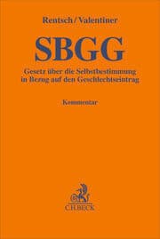 Cover von Gesetz über die Selbstbestimmung in Bezug auf den Geschlechtseintrag (SBGG)