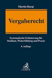 Cover von Vergaberecht