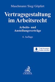 Cover von Vertragsgestaltung im Arbeitsrecht