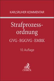 Cover von Karlsruher Kommentar zur Strafprozessordnung. StPO