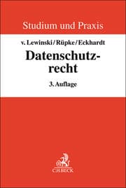 Cover von Datenschutzrecht