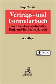 Cover von Vertrags- und Formularbuch