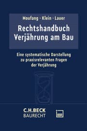 Cover von Rechtshandbuch Verjährung am Bau