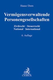 Cover von Vermögensverwaltende Personengesellschaften