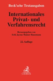 Cover von Internationales Privat- und Verfahrensrecht