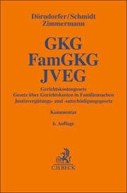 Cover von Gerichtskostengesetz, Gesetz über Gerichtskosten in Familiensachen, Justizvergütungs- und -entschädigungsgesetz. GKG, FamGKG, JVEG