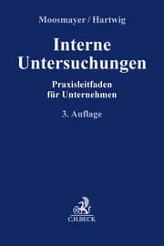 Cover von Interne Untersuchungen
