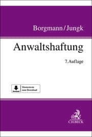 Cover von Anwaltshaftung