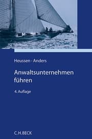 Cover von Anwaltsunternehmen führen