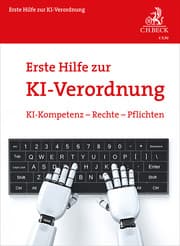 Cover von Erste Hilfe zur KI-Verordnung