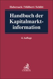Cover von Handbuch der Kapitalmarktinformation