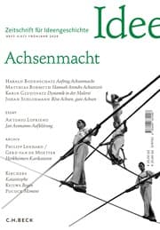 Cover von Zeitschrift für Ideengeschichte Heft XIX/1 Frühjahr 2025