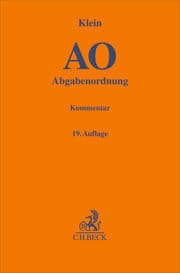 Cover von Abgabenordnung. AO