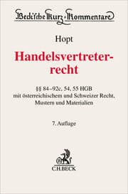 Cover von Handelsvertreterrecht