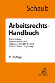 Cover von Arbeitsrechts-Handbuch