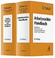 Cover von Arbeitsrechts-Handbuch und Arbeitsrechtliches Formular- und Verfahrenshandbuch