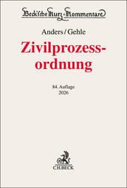 Cover von Zivilprozessordnung. ZPO