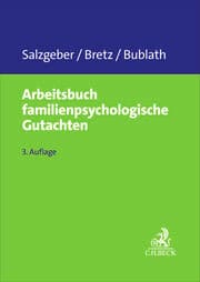 Cover von Arbeitsbuch familienpsychologische Gutachten
