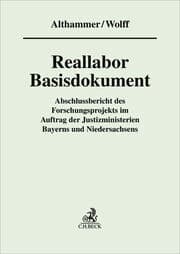 Cover von Reallabor Basisdokument