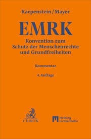 Cover von EMRK. Konvention zum Schutz der Menschenrechte und Grundfreiheiten