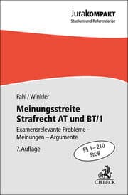 Cover von Meinungsstreite Strafrecht AT und BT/1