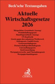 Cover von Aktuelle Wirtschaftsgesetze 2026