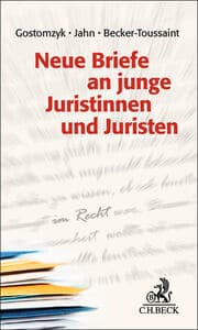 Cover von Neue Briefe an junge Juristinnen und Juristen
