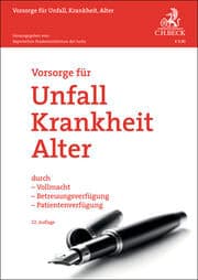 Cover von Vorsorge für Unfall, Krankheit, Alter
