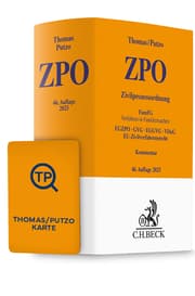 Cover von Thomas/Putzo ZPO Chat-Book 2025