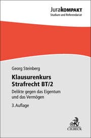 Cover von Klausurenkurs Strafrecht BT/2
