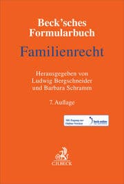 Cover von Beck'sches Formularbuch Familienrecht
