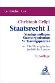 Cover von Staatsrecht I