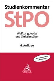 Cover von Strafprozessordnung/StPO