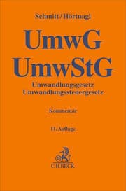 Cover von Umwandlungsgesetz, Umwandlungssteuergesetz. UmwG, UmwStG