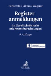 Cover von Registeranmeldungen