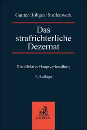 Cover von Das strafrichterliche Dezernat