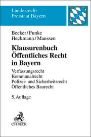 Cover von Klausurenbuch Öffentliches Recht in Bayern