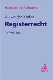 Cover von Registerrecht