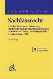 Cover von Nachlassrecht