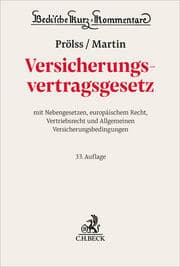 Cover von Versicherungsvertragsgesetz. VVG