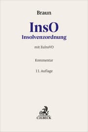Cover von Insolvenzordnung (InsO)